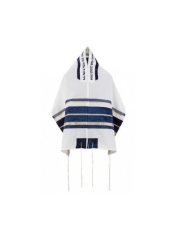 רונית גור חיל הים ופסי זהב טלית תפילת שו... | טליתים מודרניים
